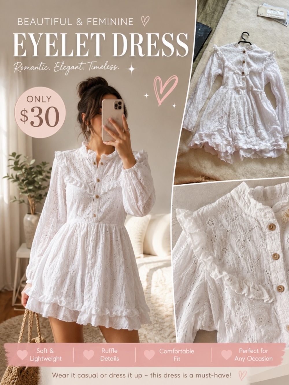 White summer dress